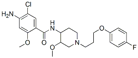 4-AMINO-5-CHLORO-N-{1-[3-(4-FLUOROPHENOXY)PROPYL]-3-METHOXY-4-PIPERIDYL}-2-METHOXYBENZAMIDE