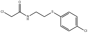 2-CHLORO-N-{2-[(4-CHLOROPHENYL)THIO]ETHYL}ACETAMIDE