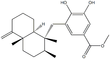 5-[[(1R,8aα)-Decahydro-1β,2β,4aβ-trimethyl-5-methylenenaphthalene-1α-yl]methyl]-3,4-dihydroxybenzoic acid methyl ester
