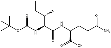 (2S)-5-氨基-2-[[(2S,3S)-3-甲基-2-[(2-甲基丙-2-基)氧基羰基氨基]戊酰]氨基]-5-氧代-戊酸