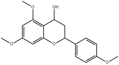 3,4-Dihydro-5,7-dimethoxy-2-(4-methoxyphenyl)-2H-1-benzopyran-4-ol