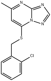 7-[(2-chlorobenzyl)sulfanyl]-5-methyl[1,2,4]triazolo[1,5-a]pyrimidine
