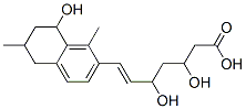 3,5-Dihydroxy-7-(5,6,7,8-tetrahydro-8-hydroxy-1,6-dimethylnaphthalen-2-yl)-6-heptenoic acid