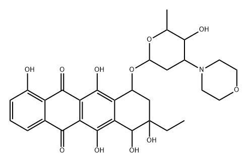 morpholinoanthracycline MX2