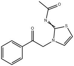 N-[3-(2-OXO-2-PHENYL-ETHYL)-3H-THIAZOL-2-YLIDENE]-ACETAMIDE