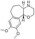 Benzo(6,7)cyclohept(1,2-b)(1,4)oxazine, 2,3,4,4a,5,6,7,11b-octahydro-9 ,10-dimethoxy-, (E)-
