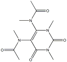Uracil,  1,3-dimethyl-5,6-bis(N-methylacetamido)-  (6CI)