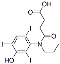 3-[[N-(3-Hydroxy-2,4,6-triiodophenyl)-N-propylamino]carbonyl]propionic acid