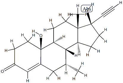 (7ALPHA,17ALPHA)-17,19-二羟基-7-甲基-19-去甲孕甾-4-烯-20-炔-3-酮