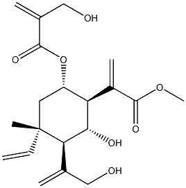 (1S)-4α-Ethenyl-2α-hydroxy-3β-[1-(hydroxymethyl)ethenyl]-6α-[[2-(hydroxymethyl)-1-oxo-2-propenyl]oxy]-4-methyl-α-methylenecyclohexane-1β-acetic acid methyl ester