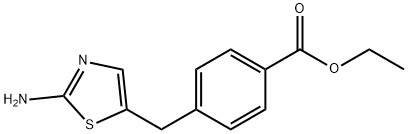 Benzoic acid, 4-[(2-amino-5-thiazolyl)methyl]-, ethyl ester