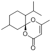 (-)-(6S)-4,10-DIMETHYL-7-ISOPROPYL-1,5-DIOXASPIRO[5.5] UNDEC-3-EN-2-ON