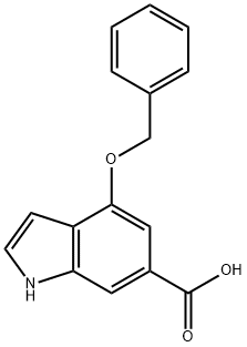 4-(苯基甲氧基)-1H-吲哚-6-羧酸