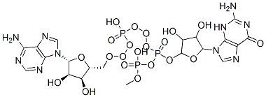 [(2R,3S,4R,5R)-5-(2-amino-6-oxo-3H-purin-9-yl)-3,4-dihydroxyoxolan-2-yl]methyl [[[(2R,3S,4R,5R)-5-(6-aminopurin-9-yl)-3,4-dihydroxyoxolan-2-yl]methoxy-hydroxyphosphoryl]oxy-hydroxyphosphoryl] hydrogen phosphate