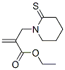 1-Piperidinepropanoic  acid,  -alpha--methylene-2-thioxo-,  ethyl  ester