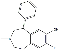 (5R)-2,3,4,5-Tetrahydro-8-fluoro-3-methyl-5α-phenyl-1H-3-benzazepin-7-ol