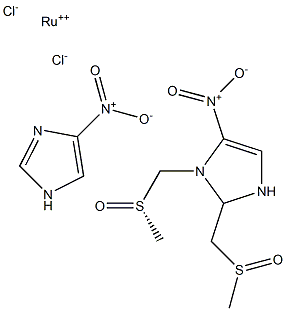 ruthenium chloride-DMSO(2)-4-nitroimidazole(2)