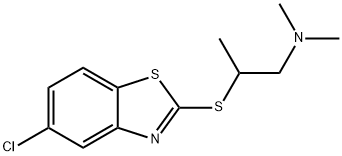 2-(5-CHLOROBENZO[D]THIAZOL-2-YLTHIO)-N,N-DIMETHYLPROPAN-1-AMINE