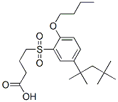4-[2-Butoxy-5-(1,1,3,3-tetramethylbutyl)phenylsulfonyl]butyric acid