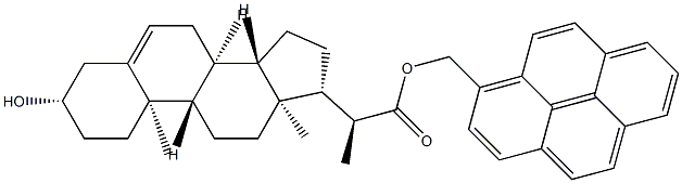 1-pyrenemethyl-3-hydroxy-22,23-bisnor-5-cholenate