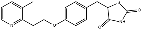 5-[[4-[2-(3-甲基-2-吡啶基)乙氧基]苯基]甲基]-2,4-噻唑烷二酮