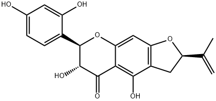 (2R)-7β-(2,4-Dihydroxyphenyl)-2,3,6,7-tetrahydro-4,6α-dihydroxy-2β-(1-methylethenyl)-5H-furo[3,2-g][1]benzopyran-5-one
