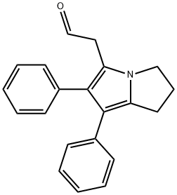 6,7-diphenyl-2,3-dihydro-1H-pyrrolizin-5-yl-acetaldehyde