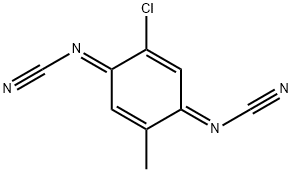 [(1E,4E)-2-Chloro-5-methyl-2,5-cyclohexadiene-1,4-diylidene]biscyanamide
