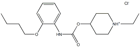 (1-ethyl-3,4,5,6-tetrahydro-2H-pyridin-4-yl) N-(2-butoxyphenyl)carbama te chloride
