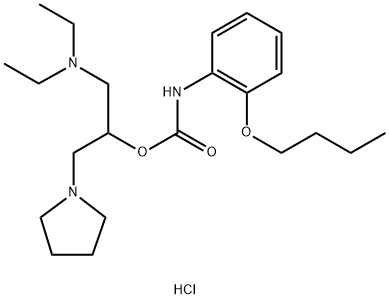 [2-[(2-butoxyphenyl)carbamoyloxy]-3-(2,3,4,5-tetrahydropyrrol-1-yl)pro pyl]-diethyl-azanium dichloride