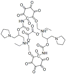 diethyl-[2-[(2-hexoxyphenyl)carbamoyloxy]-3-(2,3,4,5-tetrahydropyrrol- 1-yl)propyl]azanium, 2-hydroxy-2-oxo-acetate