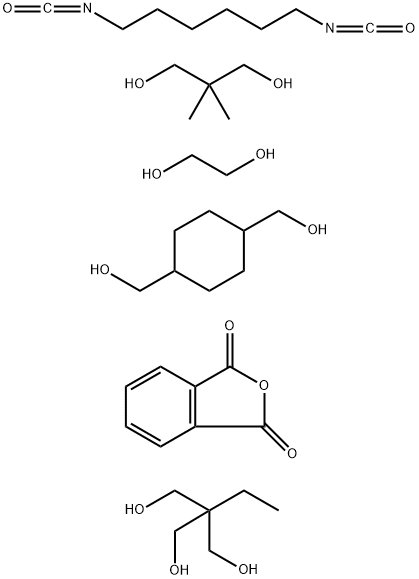 1,3-Isobenzofurandione, polymer with 1,4-cyclohexanedimethanol, 1,6-diisocyanatohexane, 2,2-dimethyl-1,3-propanediol, 1,2-ethanediol and 2-ethyl-2-(hydroxymethyl)-1,3-propanediol