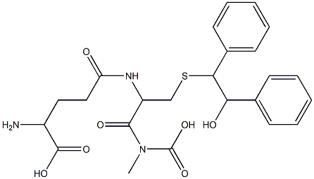 1,2-diphenyl-1-(S-glutathionyl)-2-hydroxyethane