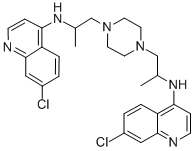 N,N'-二(7-氯-4-喹啉基)-ALPHA,ALPHA'-二甲基哌嗪-1,4-二乙胺