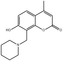 2H-1-Benzopyran-2-one,7-hydroxy-4-methyl-8-(1-piperidinylmethyl)-