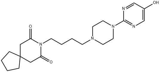 5-羟基-8-[4-(嘧啶-2-基)-1-哌嗪基丁基]-8-氮杂螺[4,5]癸烷-7,9-二酮