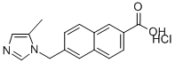 6-(5-methylimidazol-1-yl)methyl-2-naphthoic acid hydrochloride