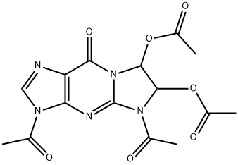 9H-Imidazo[1,2-a]purin-9-one,  3,5-diacetyl-6,7-bis(acetyloxy)-3,5,6,7-tetrahydro-