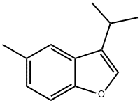 Benzofuran,3-isopropyl-5-methyl-(6CI)