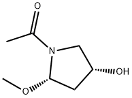 3-Pyrrolidinol, 1-acetyl-5-methoxy-, (3R-cis)- (9CI)
