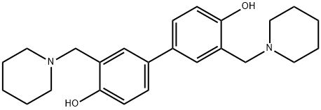 4,4'-Biphenyldiol, 3,3'-bis(piperidinomethyl)-