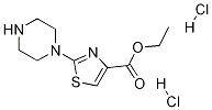 4-Thiazolecarboxylic acid, 2-(1-piperazinyl)-, ethyl ester, dihydrochloride