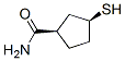 Cyclopentanecarboxamide, 3-mercapto-, cis- (9CI)