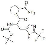 tert-Butyl 2-[2-(aminocarbonyl)-1-pyrrolidinyl]-2-oxo-1-([2-(trifluoro methyl)-1H-imidazol-5-yl]methyl)ethylcarbamate