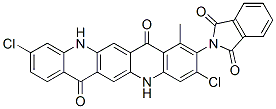 3,10-Dichloro-5,12-dihydro-2-(1,3-dioxoisoindolin-2-yl)methyl-5,12-diazapentacene-7,14-dione