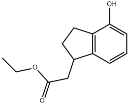 ethyl 2-(4-hydroxy-2,3-dihydro-1H-inden-1-yl)acetate