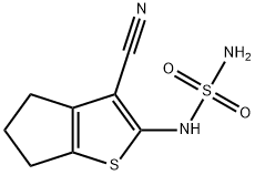 Sulfamide, (3-cyano-5,6-dihydro-4H-cyclopenta[b]thien-2-yl)- (9CI)