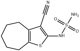 Sulfamide, (3-cyano-5,6,7,8-tetrahydro-4H-cyclohepta[b]thien-2-yl)- (9CI)