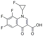3-Quinolinecarboxylic acid, 6,7,8-trifluoro-1-(2-fluorocyclopropyl)-1,4-dihydro-4-oxo-