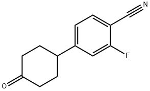 2-fluoro-4-(4-oxocyclohexyl)benzonitrile